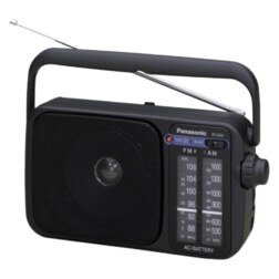 Panasonic RF-2400D Portátil Analógica Negro