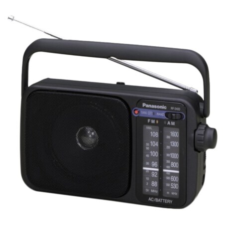 Panasonic RF-2400D Portátil Analógica Negro