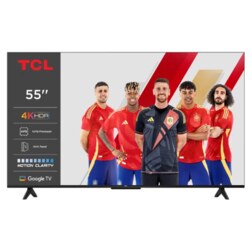 TCL P61 55P61K Televisor 139,7 cm (55") 4K Ultra HD Smart TV Wifi Aluminio 270 cd / m²