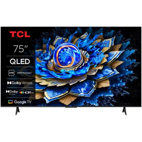 TCL T69C 75T69C Televisor 190,5 cm (75") 4K Ultra HD Smart TV Wifi Negro 350 cd / m²