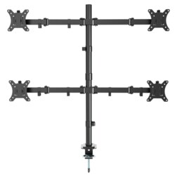 Gembird MA-D4-01 soporte para monitor 81,3 cm (32") Escritorio Negro