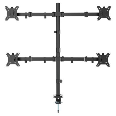 Gembird MA-D4-01 soporte para monitor 81,3 cm (32") Escritorio Negro