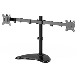 Gembird MS-D2ST-02 soporte para monitor 81,3 cm (32") Escritorio Negro
