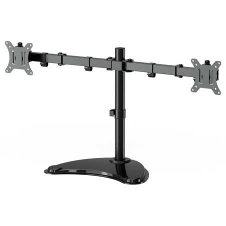 Gembird MS-D2ST-02 soporte para monitor 81,3 cm (32") Escritorio Negro