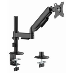 Gembird MA-DA1P-02 soporte para monitor 81,3 cm (32") Escritorio Negro