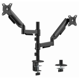 Gembird MA-DA2P-02 soporte para monitor 81,3 cm (32") Escritorio Negro