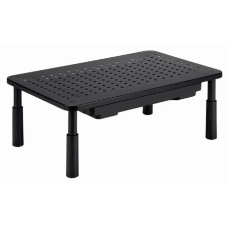 Gembird MS-TABLE-D-01 soporte para monitor Negro