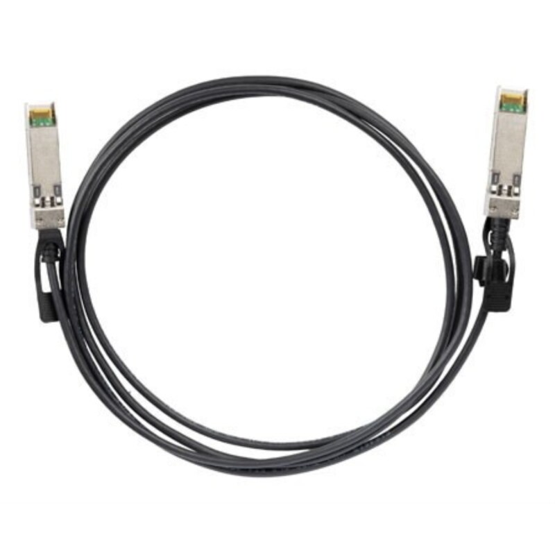Lanberg SFP1-DAC-10-0010-B Cable de fibra óptica e InfiniBand 1 m SFP+ Negro