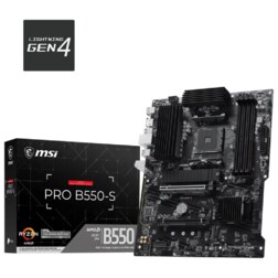MSI PRO B550-S placa base AMD B550 Zócalo AM4 ATX