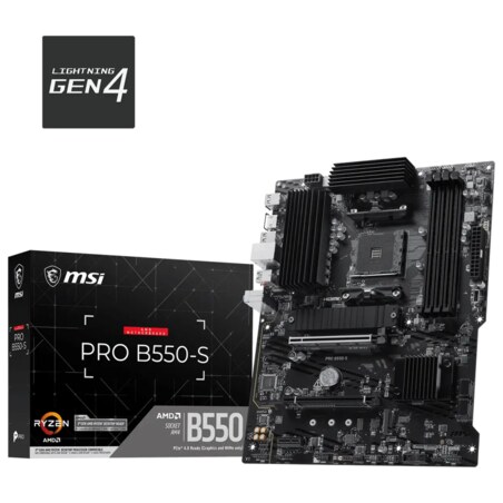 MSI PRO B550-S placa base AMD B550 Zócalo AM4 ATX