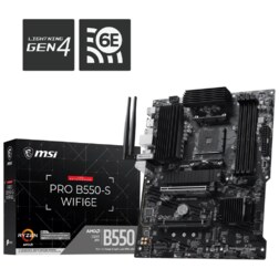 MSI PRO B550-S WIFI6E placa base AMD B550 Zócalo AM4 ATX