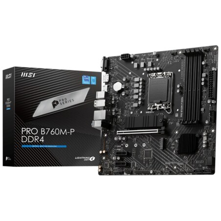 MSI PRO B760M-P DDR4 placa base Intel B760 LGA 1700 micro ATX