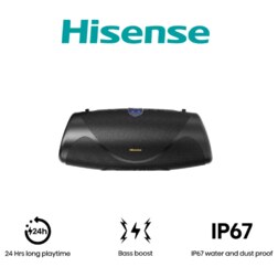Hisense 20019369 altavoz portátil o de fiesta Altavoz portátil estéreo Negro 140 W