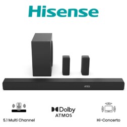 Hisense AX5100Q Negro 5.1 canales 580 W