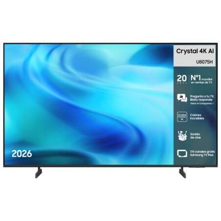 Samsung TV 43" Crystal 4K AI U8075H 4K Vision AI Smart TV (2026)