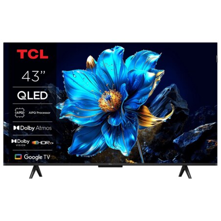 TCL T69C 43T69C Televisor 109,2 cm (43") 4K Ultra HD Smart TV Wifi Negro 350 cd / m²