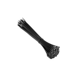 Ewent EW1564 presilla Brida de entrada paralela Nylon Negro 100 pieza(s)