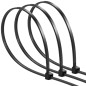 Ewent EW1564 presilla Brida de entrada paralela Nylon Negro 100 pieza(s)