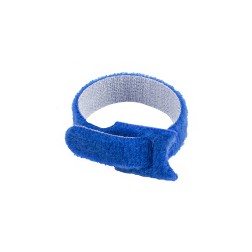 Lanberg ORG01-MT150-MC6 presilla Bridas adherentes para cables Tela Negro, Azul, Verde, Rojo, Blanco, Amarillo 12 pieza(s)