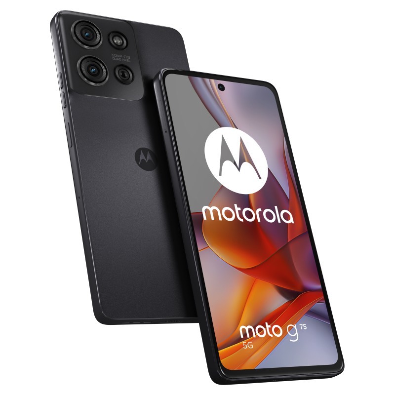 Motorola moto G75 5G 17,2 cm (6.78") Ranura híbrida Dual SIM Android 14 USB Tipo C 8 GB 256 GB 5000 mAh Gris