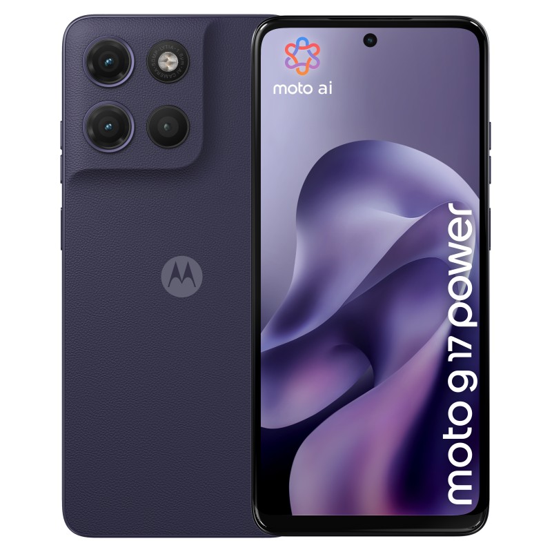 Motorola moto g17 power 17,1 cm (6.72") Ranura híbrida Dual SIM Android 15 USB Tipo C 4 GB 256 GB 6000 mAh Púrpura