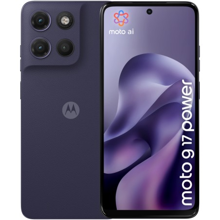 Motorola moto g17 power 17,1 cm (6.72") Ranura híbrida Dual SIM Android 15 USB Tipo C 4 GB 256 GB 6000 mAh Púrpura