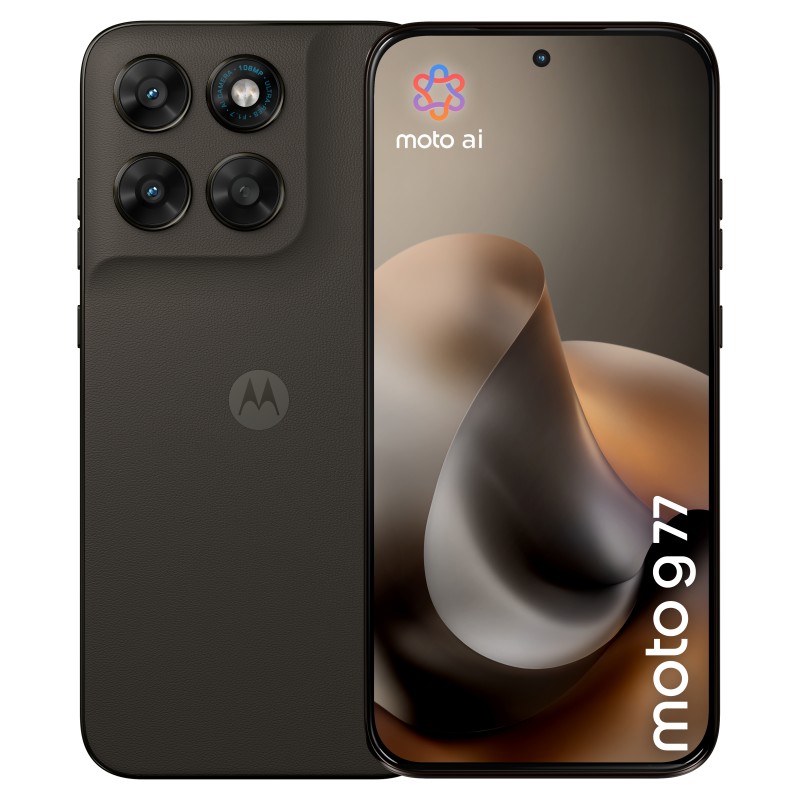 Motorola moto g77 17,3 cm (6.8") Ranura híbrida Dual SIM Android 16.0 5G USB Tipo C 8 GB 512 GB 5200 mAh Negro