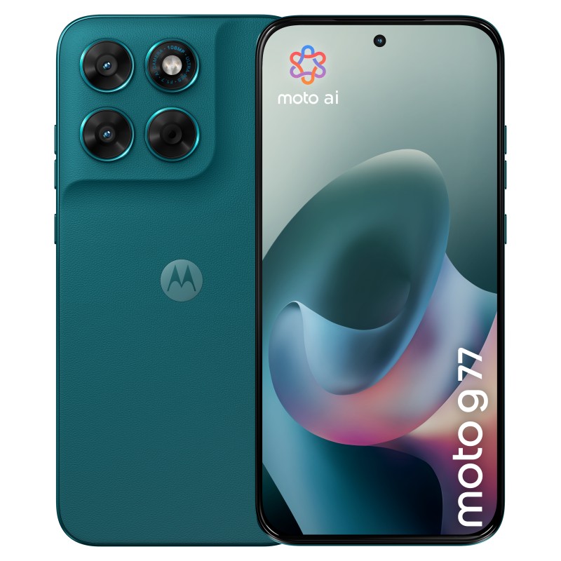 Motorola moto g77 17,3 cm (6.8") Ranura híbrida Dual SIM Android 16.0 5G USB Tipo C 8 GB 512 GB 5200 mAh Verde