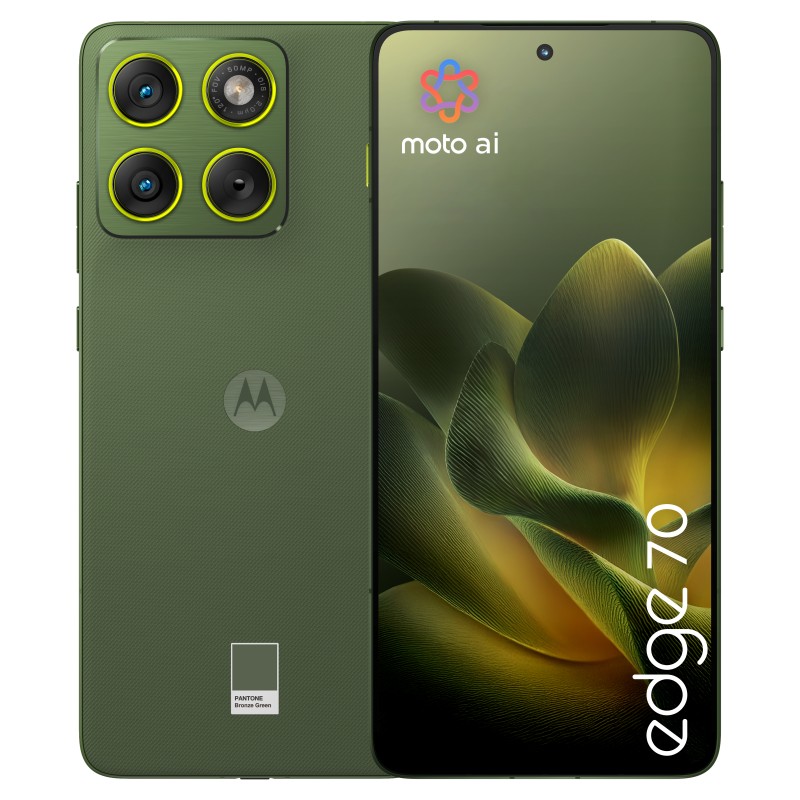 Motorola edge 70 17 cm (6.7") SIM doble Android 16.0 5G USB Tipo C 12 GB 512 GB 4800 mAh Verde