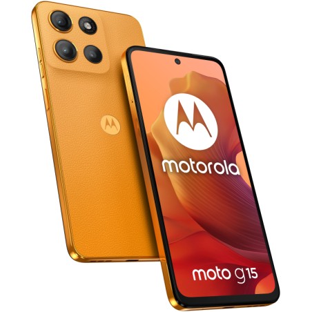 Motorola moto g15 17,1 cm (6.72") SIM doble Android 15 4G USB Tipo C 8 GB 128 GB 5200 mAh Naranja
