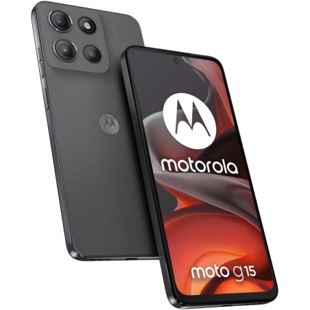 Motorola moto g15 17,1 cm (6.72") SIM doble Android 15 4G USB Tipo C 8 GB 128 GB 5200 mAh Gris