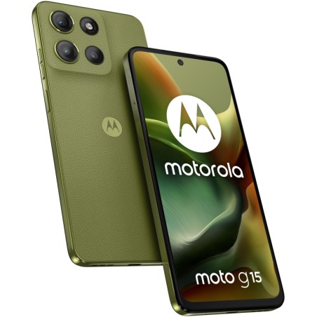 Motorola moto g15 17,1 cm (6.72") SIM doble Android 15 4G USB Tipo C 8 GB 128 GB 5200 mAh Verde