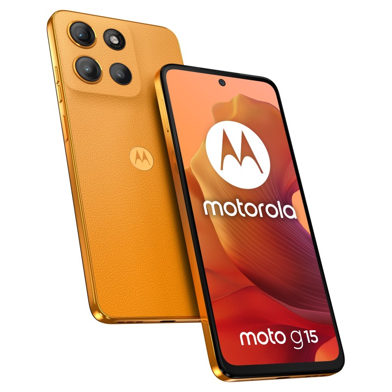 Motorola moto g15 17,1 cm (6.72") SIM doble Android 15 4G USB Tipo C 8 GB 256 GB 5200 mAh Naranja