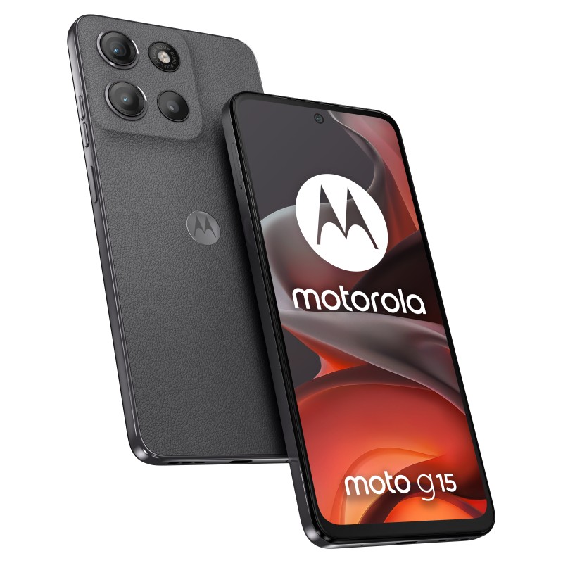 Motorola moto g15 17,1 cm (6.72") SIM doble Android 15 4G USB Tipo C 8 GB 512 GB 5200 mAh Gris