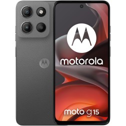 Motorola moto g15 17,1 cm (6.72") SIM doble Android 15 4G USB Tipo C 8 GB 512 GB 5200 mAh Gris