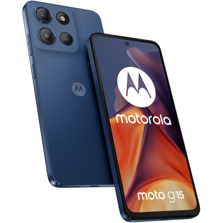 Motorola moto g15 17,1 cm (6.72") SIM doble Android 15 4G USB Tipo C 8 GB 512 GB 5200 mAh Marina