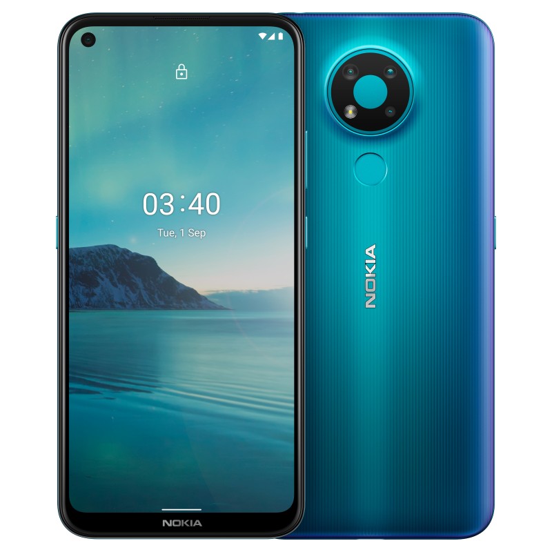 Nokia 3/4 16,2 cm (6.39") Android 10 4G USB Tipo C 4 GB 64 GB 4000 mAh Azul