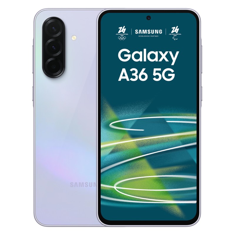 Samsung Galaxy A36 5G 17 cm (6.7") SIM doble Android 15 USB Tipo C 6 GB 128 GB 5000 mAh Lavanda