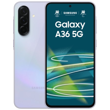 Samsung Galaxy A36 5G 17 cm (6.7") SIM doble Android 15 USB Tipo C 6 GB 128 GB 5000 mAh Lavanda