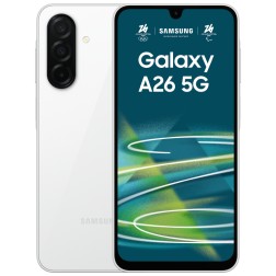 Samsung Galaxy A26 17 cm (6.7") Ranura híbrida Dual SIM Android 15 5G USB Tipo C 6 GB 128 GB 5000 mAh Blanco