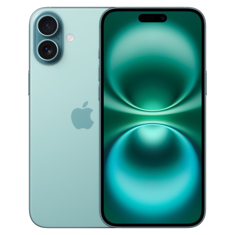Apple iPhone 16 Plus 17 cm (6.7") SIM doble iOS 18 5G USB Tipo C 128 GB Verde azulado