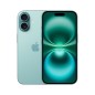 Apple iPhone 16 15,5 cm (6.1") SIM doble iOS 18 5G USB Tipo C 128 GB Verde azulado