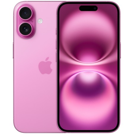 Apple iPhone 16 15,5 cm (6.1") SIM doble iOS 18 5G USB Tipo C 256 GB Rosa