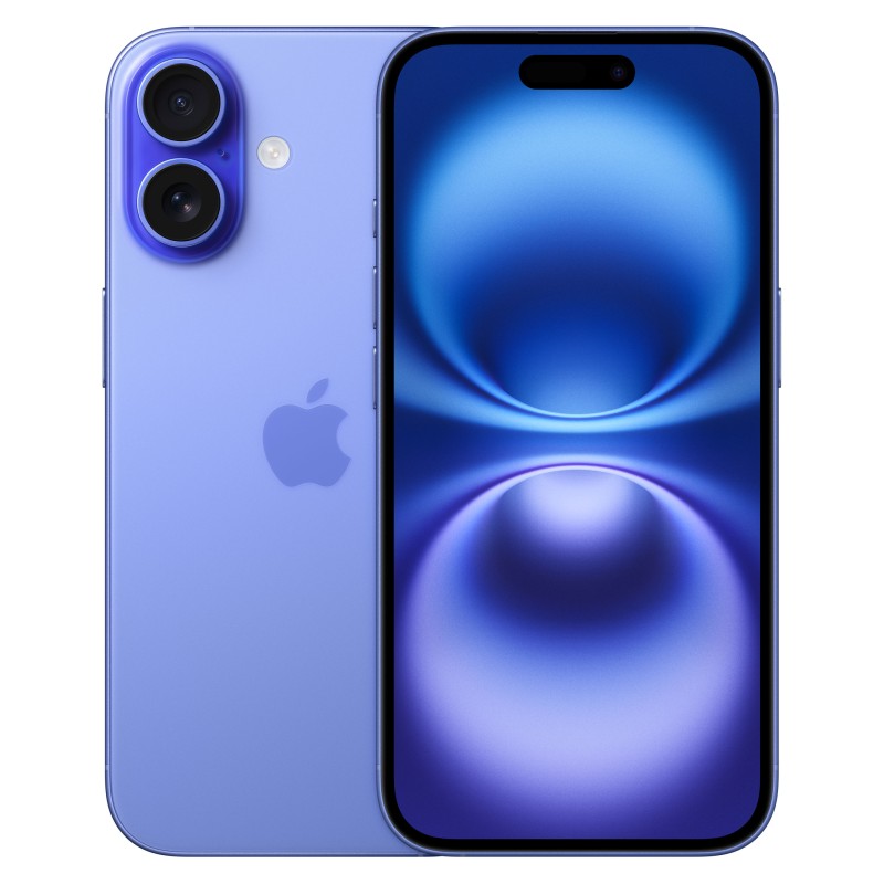 Apple iPhone 16 15,5 cm (6.1") SIM doble iOS 18 5G USB Tipo C 512 GB Azul