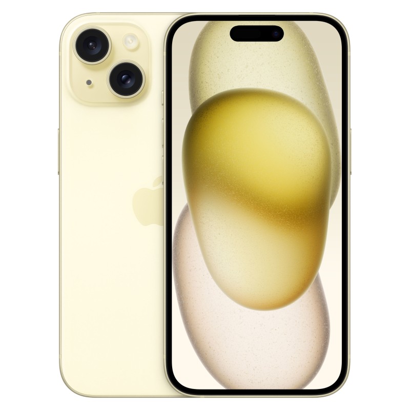 Apple iPhone 15 15,5 cm (6.1") SIM doble iOS 17 5G USB Tipo C 256 GB Amarillo