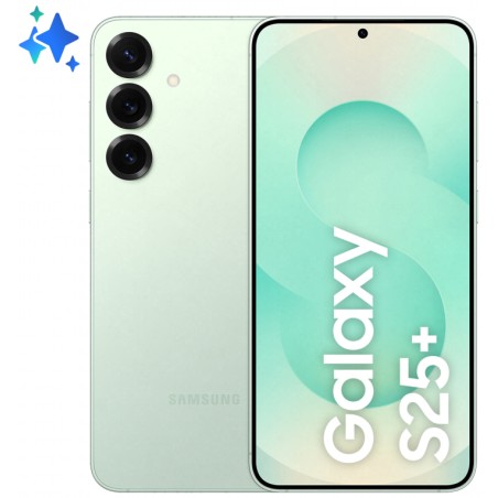 Samsung Galaxy S25+ 17 cm (6.7") SIM doble Android 15 5G USB Tipo C 12 GB 512 GB 4900 mAh Color menta