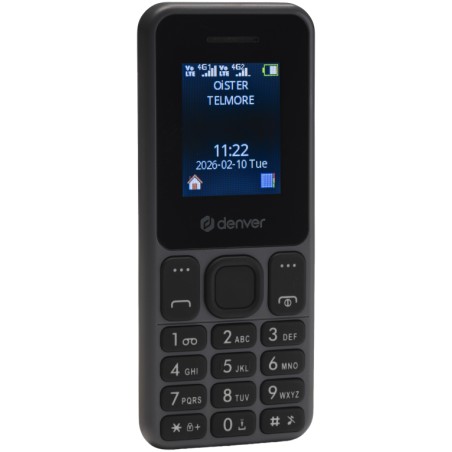 Denver FAS-1880L smartphones 4,5 cm (1.77") USB tipo A 800 mAh Negro
