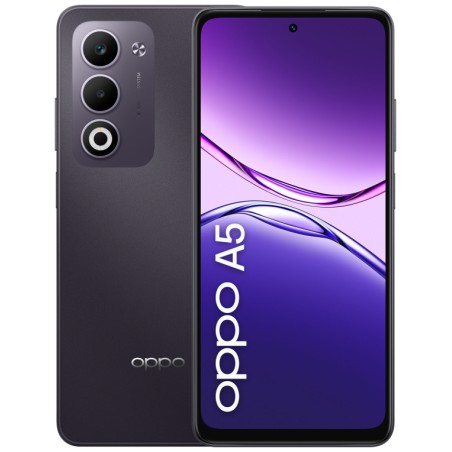 OPPO A5 16,9 cm (6.67") SIM doble Android 15 4G USB Tipo C 4 GB 128 GB 6000 mAh Púrpura