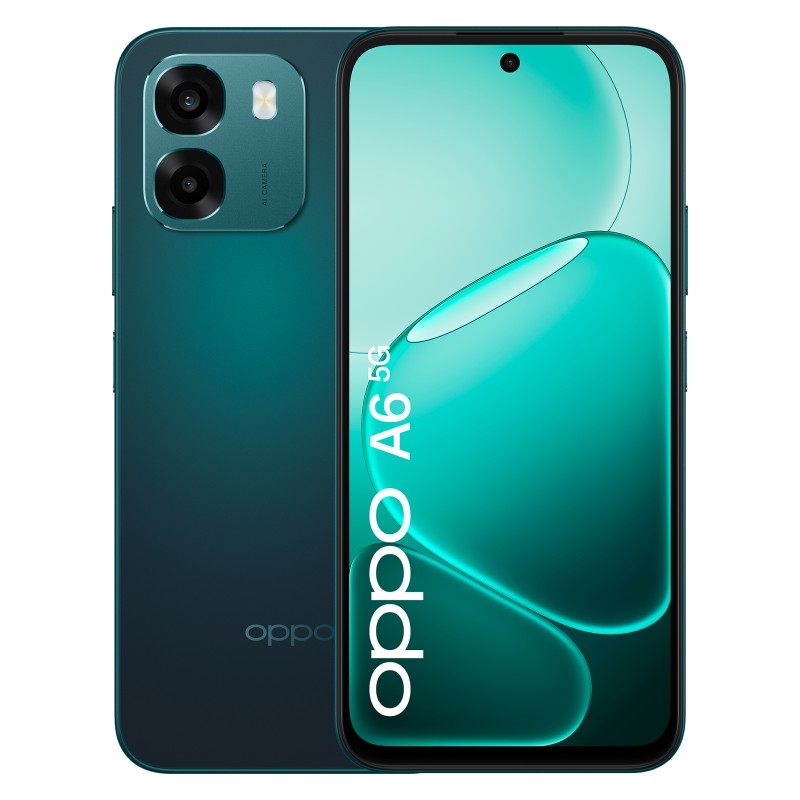 OPPO A6 5G 17,1 cm (6.75") SIM doble Android 15 USB Tipo C 6 GB 256 GB 6550 mAh Negro