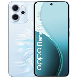 OPPO 14 F 5G Reno14 F 5G 16,7 cm (6.57") SIM doble Android 15 USB Tipo C 8 GB 256 GB 6000 mAh Azul